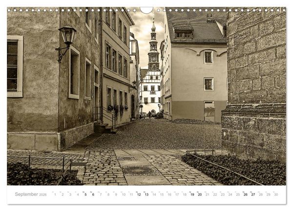 Produktbild: Nostalgiekalender Pirna (Wandkalender 2026 DIN A3 quer), CALVENDO Monatskalender