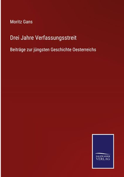 Produktbild: Drei Jahre Verfassungsstreit