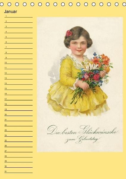 Produktbild: Gl&uuml;ckw&uuml;nsche von anno dazumal (Tischkalender immerw&auml;hrend DIN A5 hoch)