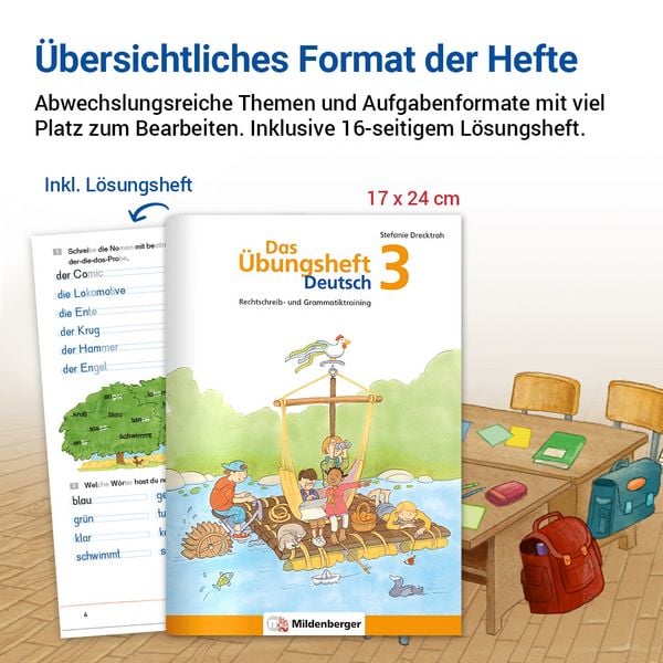 Produktbild: Das &Uuml;bungsheft Deutsch 3