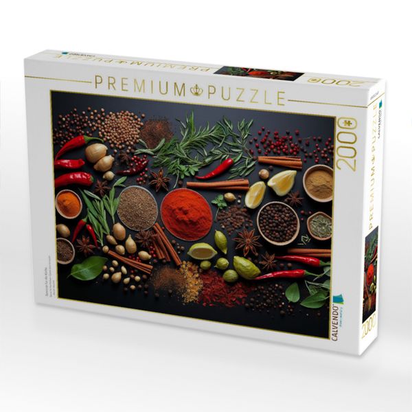 Produktbild: CALVENDO Puzzle Gew&uuml;rze f&uuml;r die K&uuml;che | 2000 Teile Lege-Gr&ouml;&szlig;e 90x67cm Foto-Puzzle f&uuml;r gl&uuml;ckliche Stunden