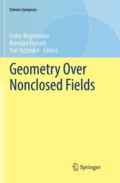Produktbild: Geometry Over Nonclosed Fields