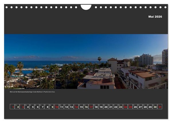 Produktbild: Teneriffa im Panorama (Wandkalender 2026 DIN A4 quer), CALVENDO Monatskalender