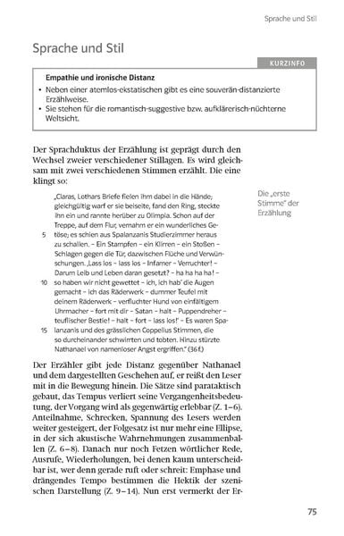 Produktbild: Lekt&uuml;rehilfen E.T.A. Hoffmann 'Der Sandmann'