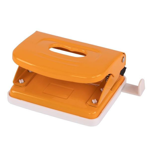 Produktbild: Idena Locher Metall bis 20 Blatt orange Kartonetui