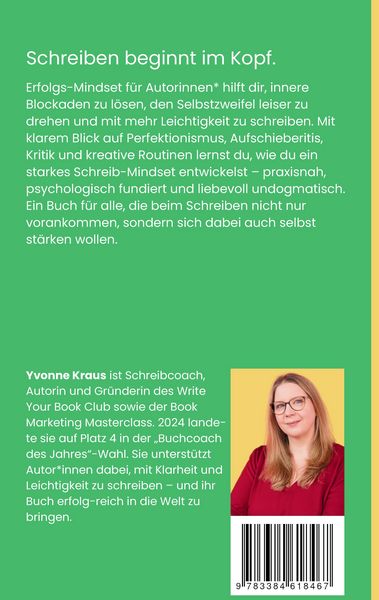 Produktbild: Erfolgs-Mindset f&uuml;r Autor*innen