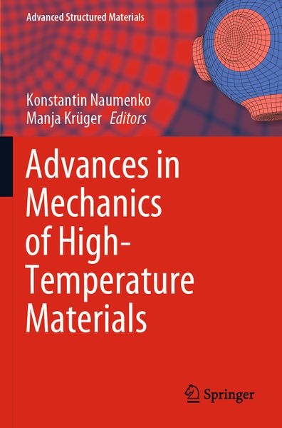 Produktbild: Advances in Mechanics of High-Temperature Materials