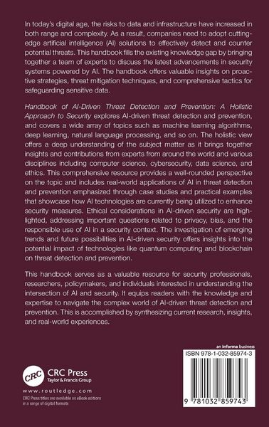 Produktbild: Handbook of AI-Driven Threat Detection and Prevention