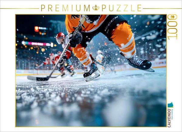 Produktbild: CALVENDO Puzzle Dem Puck hinterher | 1000 Teile Lege-Gr&ouml;&szlig;e 64x48cm Foto-Puzzle f&uuml;r gl&uuml;ckliche Stunden