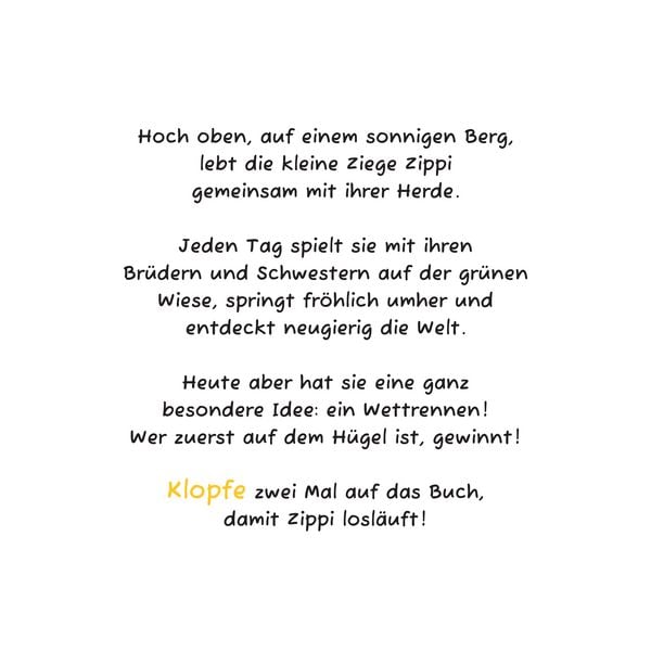 Produktbild: "Zippi die Ziege &ndash; Das interaktive Mitmachabenteuer ab 2 Jahren: Puste, rufe und sch&uuml;ttle, um Zippi zu helfen!"