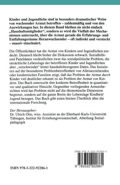 Produktbild: Aufwachsen in Armut