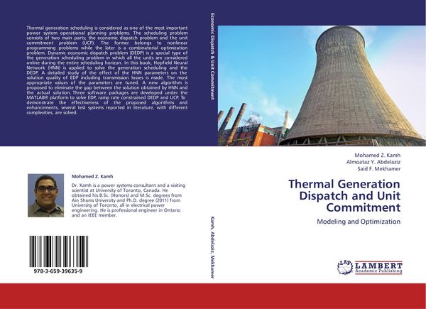 Produktbild: Thermal Generation Dispatch and Unit Commitment