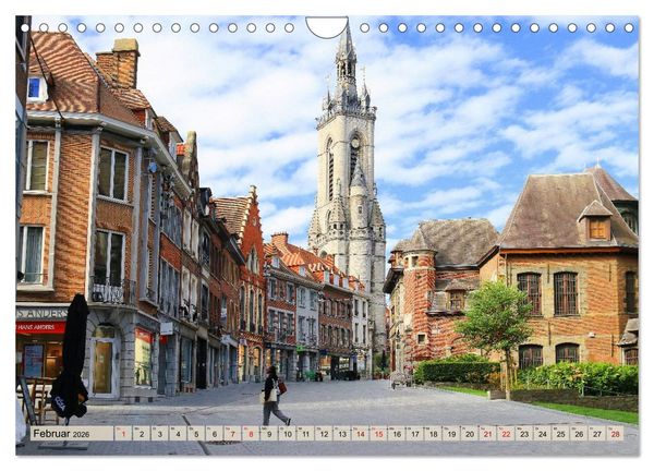 Produktbild: Tournai - Malerisches Belgien (Wandkalender 2026 DIN A4 quer), CALVENDO Monatskalender