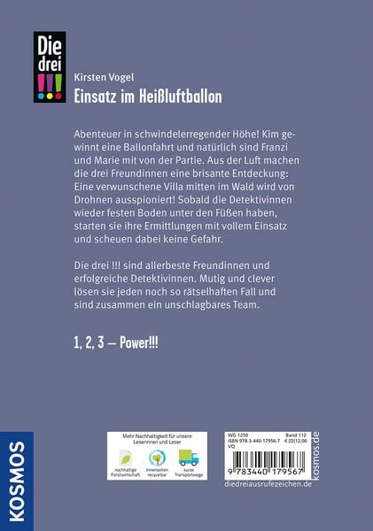 Produktbild: Die drei !!!, 112, Einsatz im Hei&szlig;luftballon