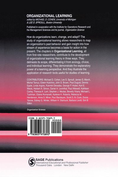 Produktbild: Organizational Learning