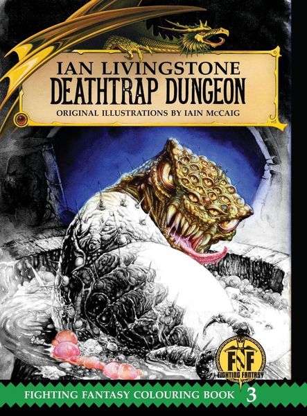 Produktbild: Deathtrap Dungeon Colouring Book