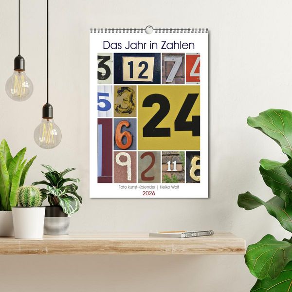 Produktbild: Das Jahr in Zahlen (Wandkalender 2026 DIN A3 hoch), CALVENDO Monatskalender