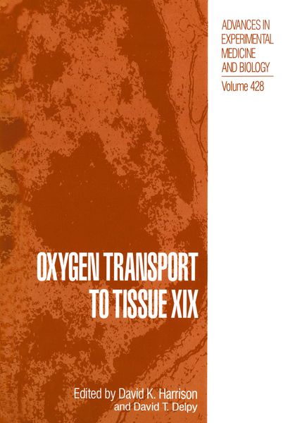 Produktbild: Oxygen Transport to Tissue XIX