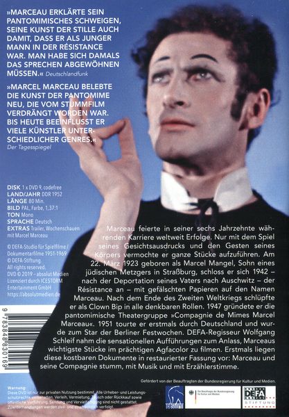 Produktbild: MARCEL MARCEAU - Die Kunst der Pantomime