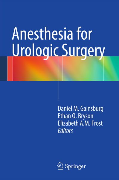 Produktbild: Anesthesia for Urologic Surgery