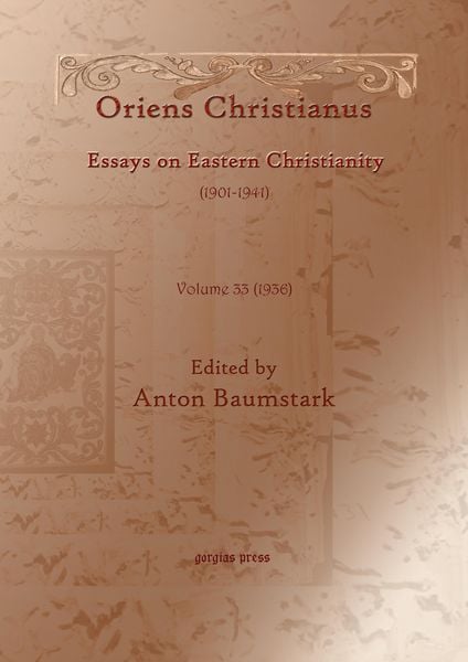 Produktbild: Oriens Christianus (1901-1941)