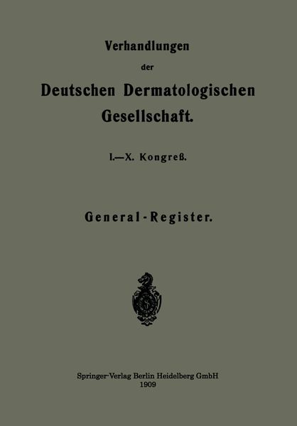 Produktbild: Verhandlungen der Deutschen Dermatologischen Gesellschaft