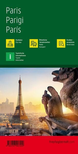 Produktbild: freytag & berndt Stadtplan Paris 1:13.000