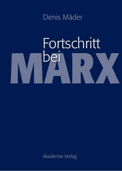 Produktbild: Fortschritt bei Marx