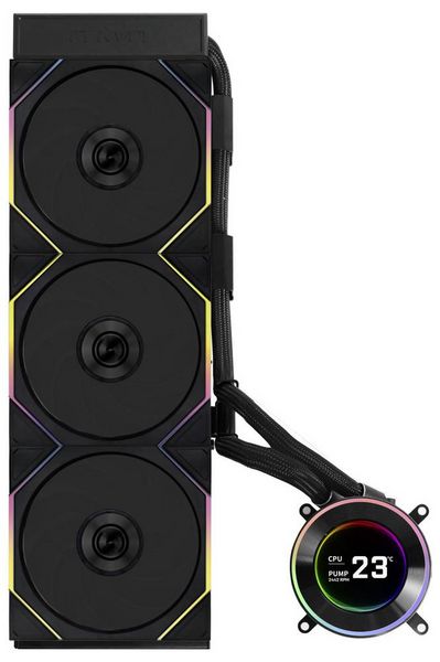 Produktbild: Lian Li HYDROSHIFT II LCD-C 360TL PC-Wasserk&uuml;hlung