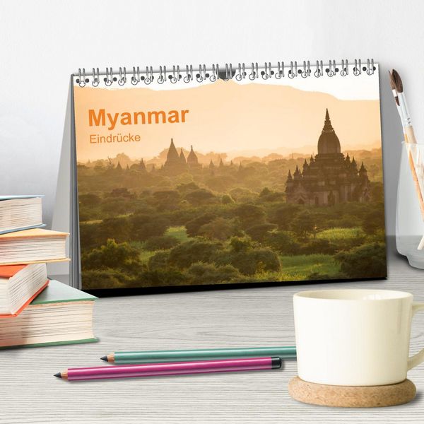 Produktbild: Myanmar - Eindr&uuml;cke (Tischkalender 2026 DIN A5 quer), CALVENDO Monatskalender