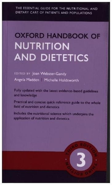 Oxford Handbook of Nutrition and Dietetics, Taschenbuch von Joan (Freelance Dietitian, London, Webster-Gandy, Oxford University Press,