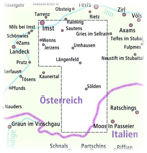 Produktbild: Publicpress Rad- und Wanderkarte &Ouml;tztal 1:35.000
