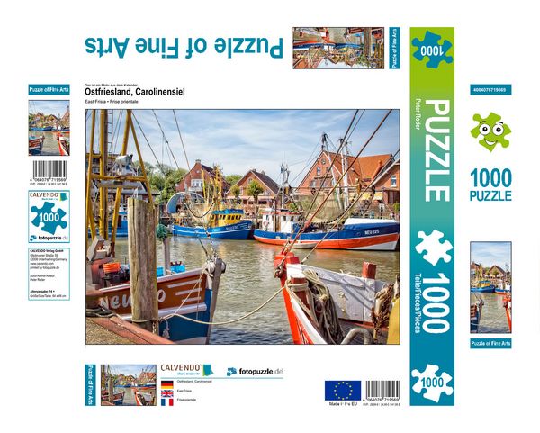 Produktbild: CALVENDO Puzzle Ostfriesland, Carolinensiel 1000 Teile Lege-Gr&ouml;&szlig;e 640 x 480 cm Foto-Puzzle Bild von Peter Roder