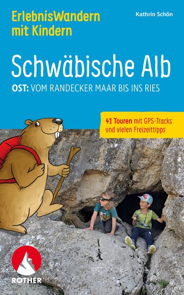 Produktbild: ROTHER Wanderbuch ErlebnisWandern mit Kindern Schw&auml;bische Alb Ost: