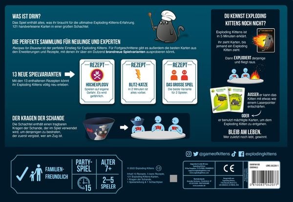 Exploding Kittens Recipes for Disaster