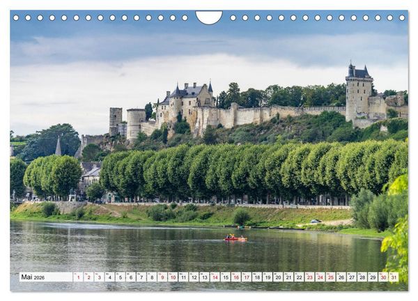 Produktbild: Die Schl&ouml;sser im Tal der Loire (Wandkalender 2026 DIN A4 quer), CALVENDO Monatskalender