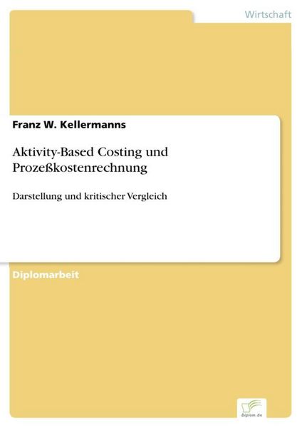 Produktbild: Aktivity-Based Costing und Proze&szlig;kostenrechnung