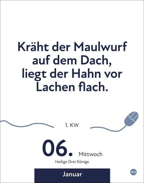 Produktbild: Die besten Spr&uuml;che f&uuml;r lange B&uuml;rotage Tagesabrei&szlig;kalender 2027