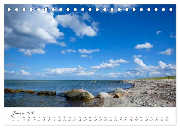Produktbild: Maasholm - der Fischerort an Schlei und Ostsee (Tischkalender 2026 DIN A5 quer), CALVENDO Monatskalender