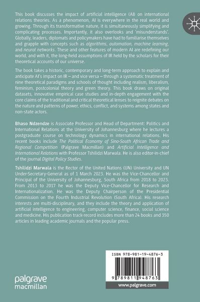 Produktbild: Artificial Intelligence and International Relations Theories