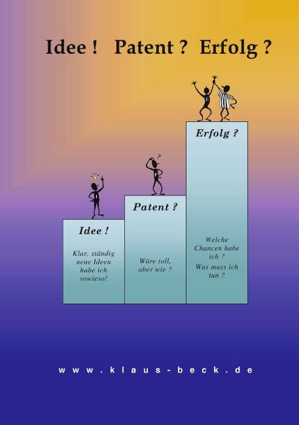 Idee! Patent? Erfolg?, Paperback von Klaus Beck, BoD – Books on Demand, 9783831112470