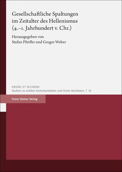 Produktbild: Gesellschaftliche Spaltungen im Zeitalter des Hellenismus (4.&ndash;1. Jahrhundert v. Chr.)