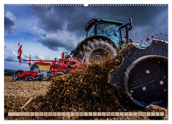 Produktbild: Moderne Landtechnik (Wandkalender 2026 DIN A2 quer), CALVENDO Monatskalender