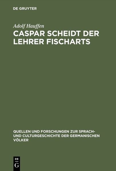 Produktbild: Caspar Scheidt der Lehrer Fischarts