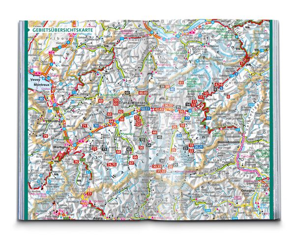 Produktbild: KOMPASS Wanderf&uuml;hrer Wallis, 80 Touren