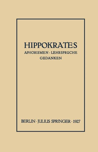 Produktbild: Hippokrates