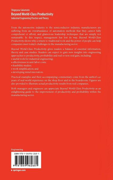 Produktbild: Beyond World-Class Productivity