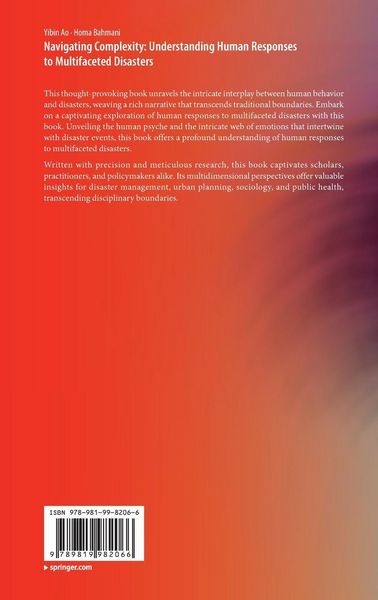 Produktbild: Navigating Complexity: Understanding Human Responses to Multifaceted Disasters
