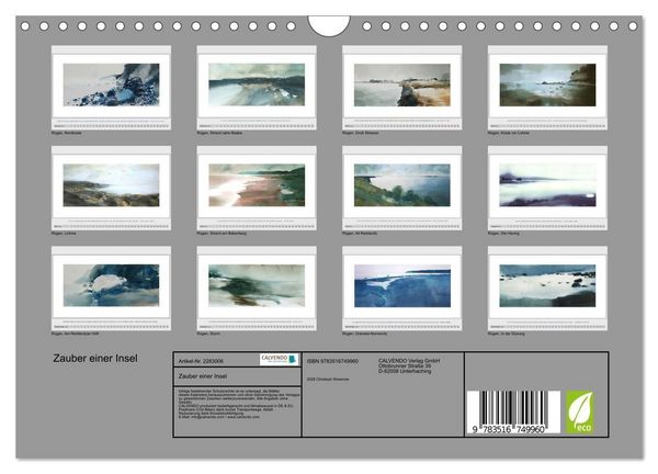 Produktbild: Zauber einer Insel (Wandkalender 2027 DIN A4 quer), CALVENDO Monatskalender