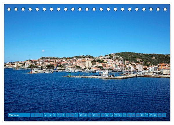 Produktbild: Traumhaftes Sardinien (Tischkalender 2026 DIN A5 quer), CALVENDO Monatskalender